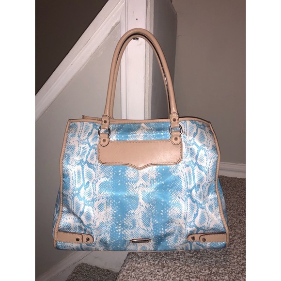 Rebecca Minkoff  Diamond Snakeskin Print Tote - Picture 5 of 7